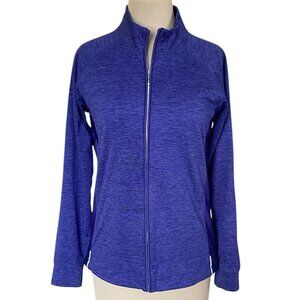 Pebble Beach Performance Women's Full-Zip Athletic/Golf Jacket Purple, Size M